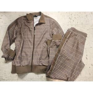 W Jian Wang Track Suit jacket & Joggers set y2k Size XL Get Your Swag on